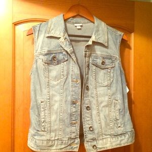 Merona Denim Jean Vest